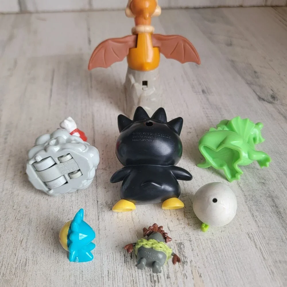 Fantasy monster dino toy figure variety set dragon knuckles penguin‎